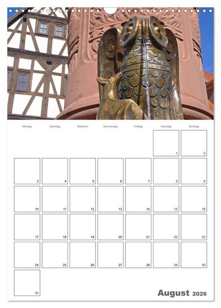 Produktbild: Weinheim an der Bergstra&szlig;e Planer (Wandkalender 2026 DIN A3 hoch), CALVENDO Monatskalender