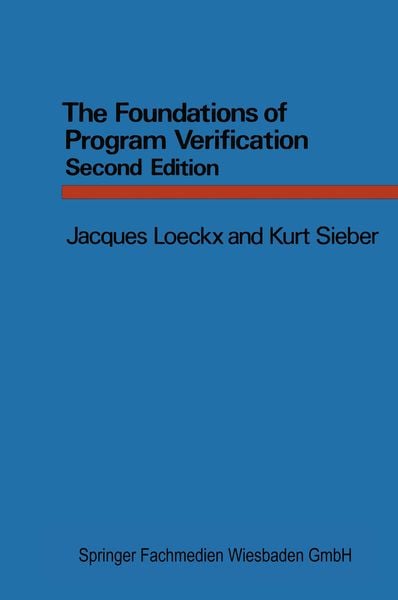 Produktbild: The Foundations of Program Verification