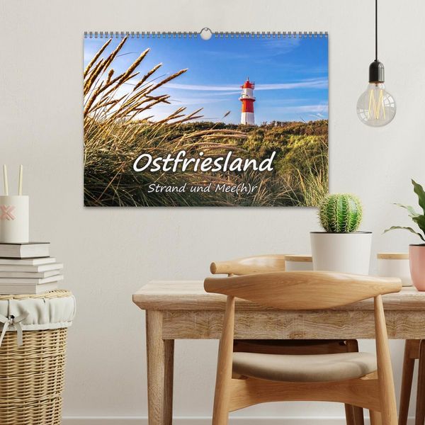 Produktbild: OSTFRIESLAND Strand und Mee(h)r (Wandkalender 2026 DIN A3 quer), CALVENDO Monatskalender