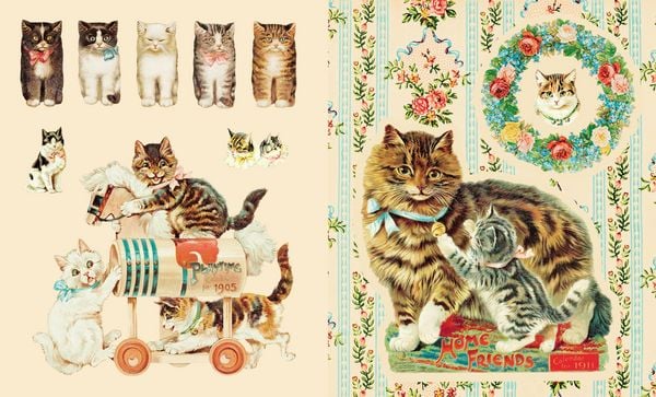 Produktbild: Cynthia Hart's Victoriana Cats: The Sticker Book