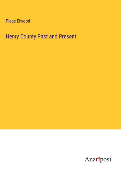 Produktbild: Henry County Past and Present