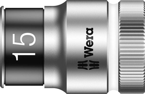 Produktbild: Wera 8790 HMC HF 05003735001 Au&szlig;en-Sechskant Steckschl&uuml;sseleinsatz 15 mm 1/2\" (12.5 mm)