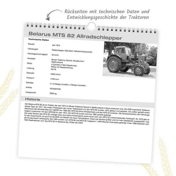 Produktbild: TR&Ouml;TSCH - Technikkalender DDR-Traktoren 2027