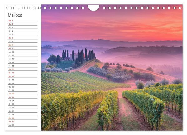 Produktbild: Zwischen Reben und Himmel (Wandkalender 2027 DIN A4 quer), CALVENDO Monatskalender