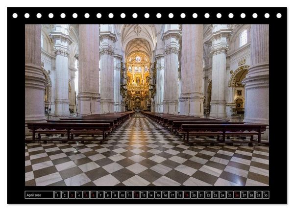 Produktbild: Andalusien - Die Seele Spaniens (Tischkalender 2026 DIN A5 quer), CALVENDO Monatskalender