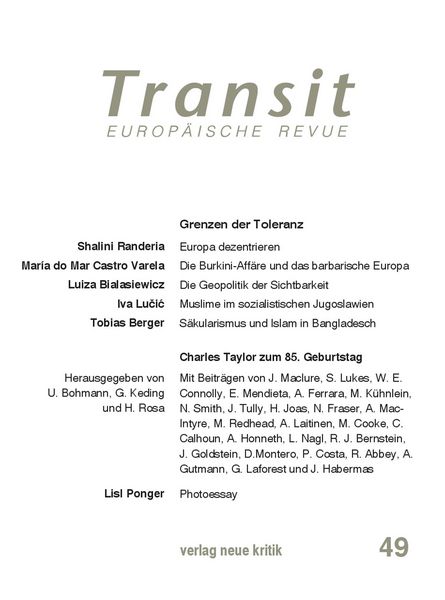 Produktbild: Transit 49. Europ&auml;ische Revue