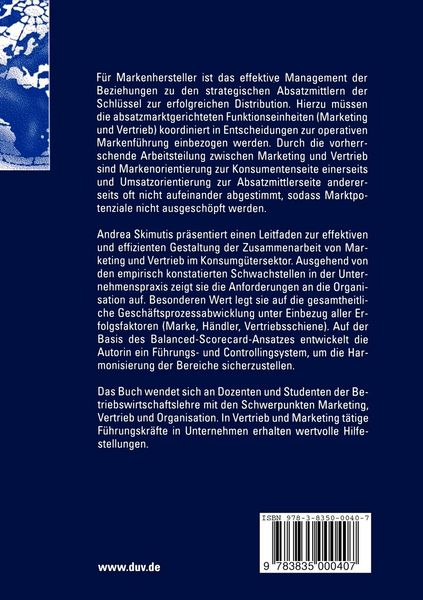 Produktbild: Zur Kompatibilit&auml;t von Marken- und Vertriebsmanagement in der Konsumg&uuml;terindustrie