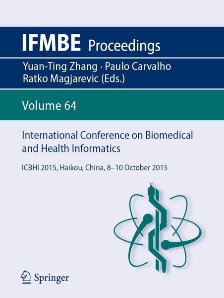 Produktbild: International Conference on Biomedical and Health Informatics