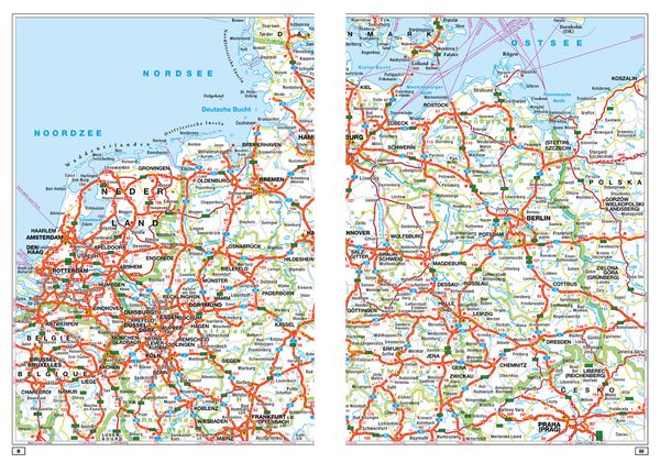 Produktbild: Falk Stra&szlig;enatlas 2027/2028 Deutschland, Schweiz, &Ouml;sterreich 1:300.000