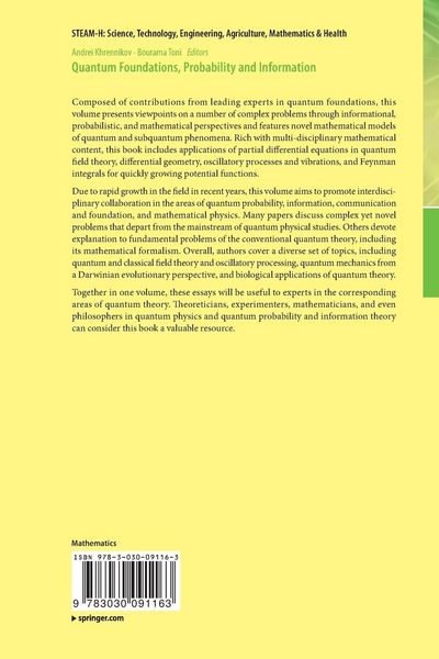 Produktbild: Quantum Foundations, Probability and Information