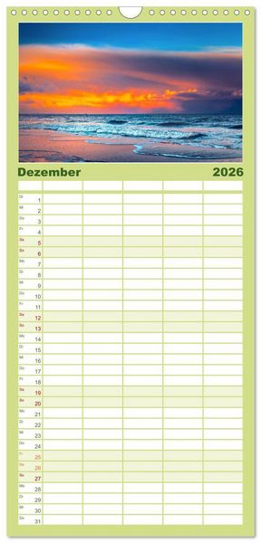 Produktbild: Familienplaner 2026 - Danzig - Die goldene Stadt an der Ostsee. mit 5 Spalten (Wandkalender, 21 x 45 cm) CALVENDO