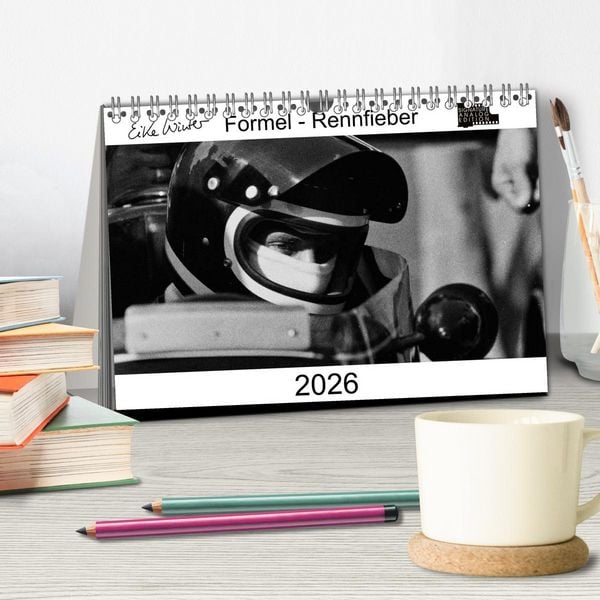 Produktbild: Formel - Rennfieber (Tischkalender 2026 DIN A5 quer), CALVENDO Monatskalender