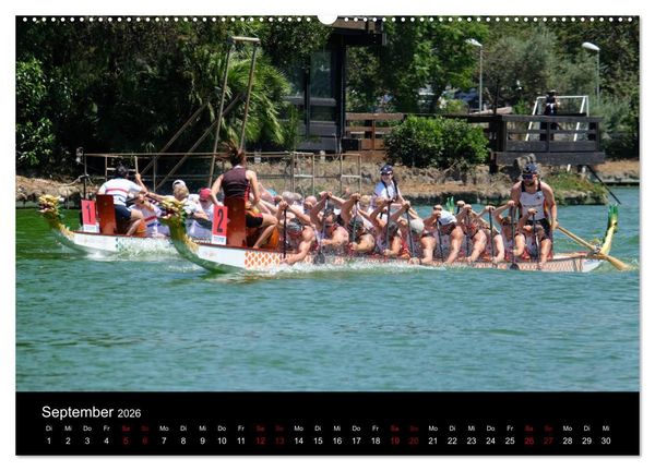 Produktbild: Drachenboot - MissionRome (hochwertiger Premium Wandkalender 2026 DIN A2 quer), Kunstdruck in Hochglanz