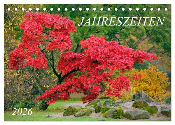 Produktbild: Jahreszeiten / 2026 (Tischkalender 2026 DIN A5 quer), CALVENDO Monatskalender