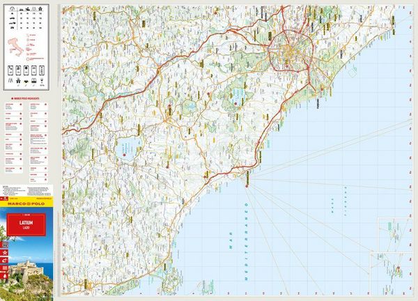 Produktbild: MARCO POLO Reisekarte Italien 09 Latium 1:200.000