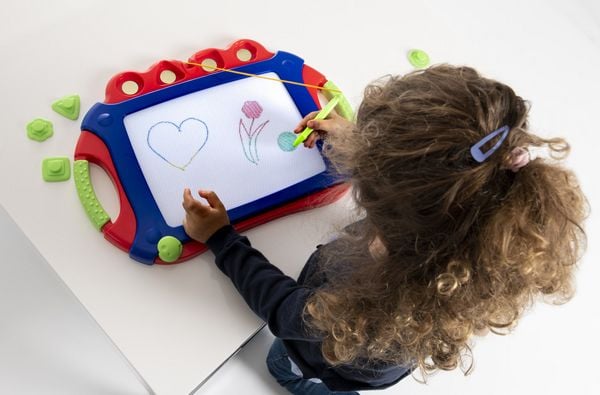Produktbild: Magnet Maltafel mit 4 Stempeln