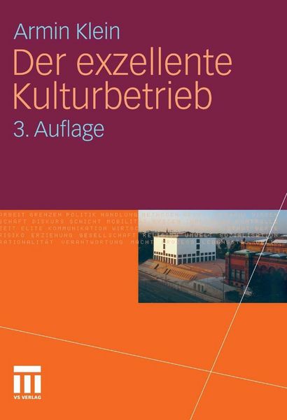 Produktbild: Der exzellente Kulturbetrieb