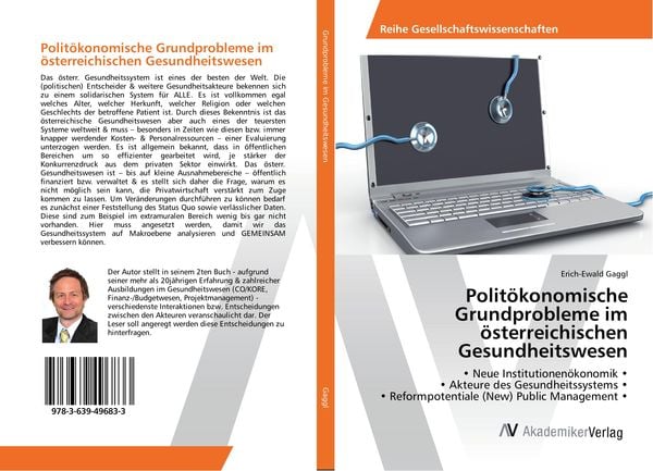 Produktbild: Polit&ouml;konomische Grundprobleme im &ouml;sterreichischen Gesundheitswesen