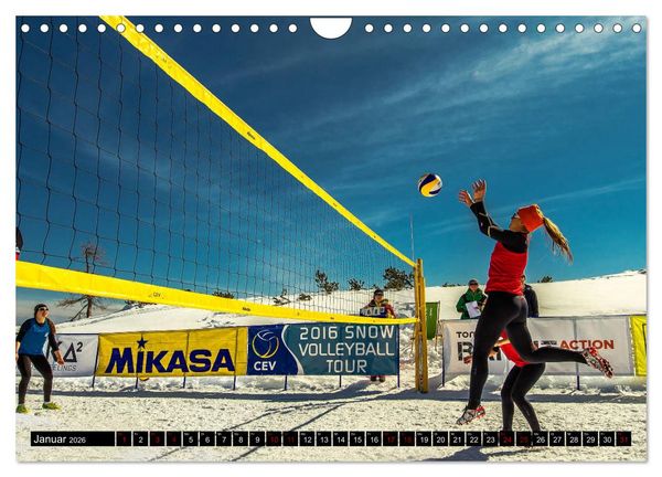 Produktbild: Volleyball Action (Wandkalender 2026 DIN A4 quer), CALVENDO Monatskalender