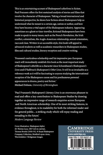 Produktbild: Shakespeare's Literary Lives