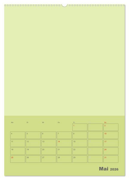 Produktbild: Bastel Terminkalender (Wandkalender 2026 DIN A2 hoch), CALVENDO Monatskalender