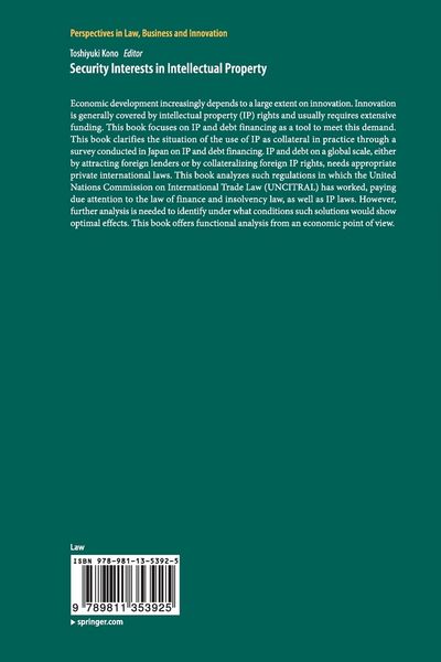 Produktbild: Security Interests in Intellectual Property