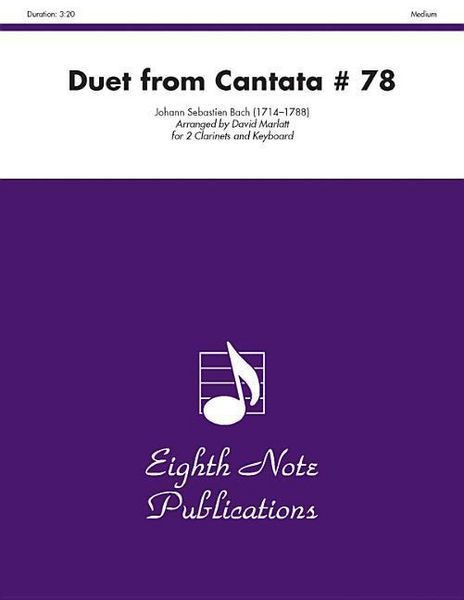 Produktbild: Bach, J: Duet (from Cantata #78)