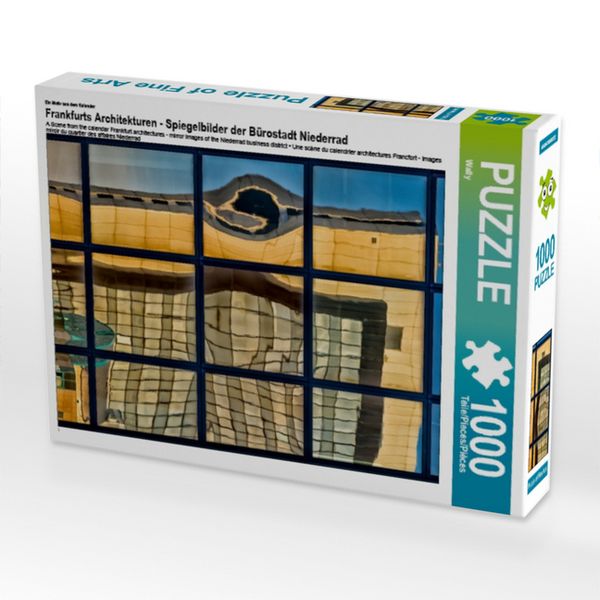 Produktbild: Ein Motiv aus dem Kalender Frankfurts Architekturen - Spiegelbilder der B&uuml;rostadt Niederrad (Puzzle)