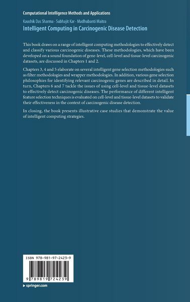 Produktbild: Intelligent Computing in Carcinogenic Disease Detection
