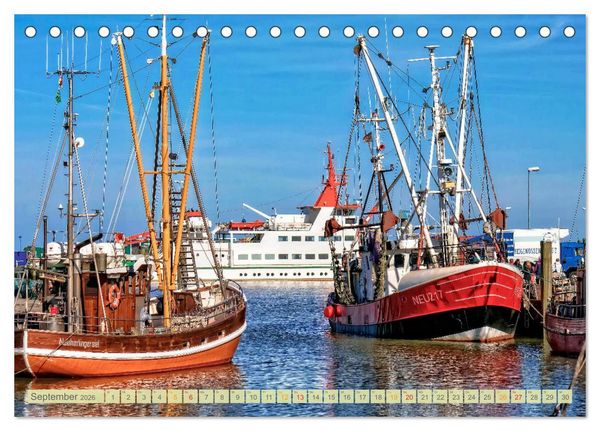 Produktbild: Reise an die Nordsee - Neuharlingersiel (Tischkalender 2026 DIN A5 quer), CALVENDO Monatskalender
