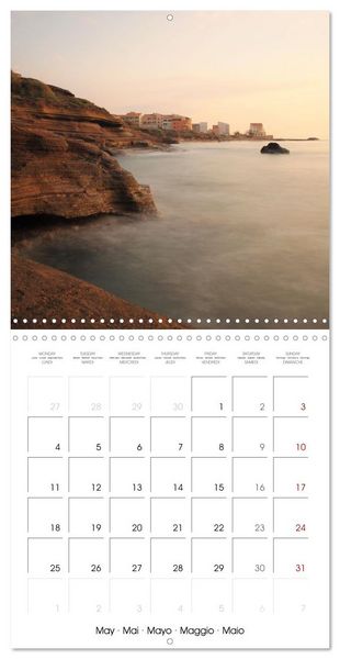 Produktbild: H&eacute;rault Cap d'Agde (Calendrier mural carr&eacute; 2026 30x30 cm) Calendrier double avec une page pour vos prises de notes