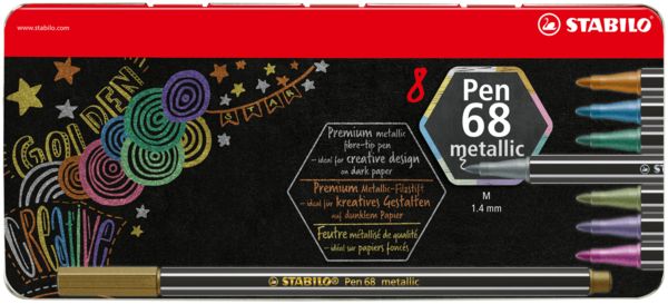 Produktbild: STABILO Filzstift Pen 68 metallic