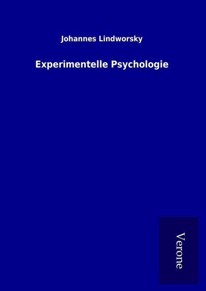 Produktbild: Experimentelle Psychologie