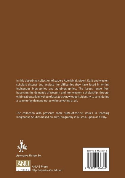 Produktbild: Indigenous Biography and Autobiography
