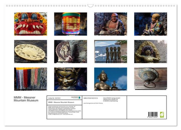 Produktbild: MMM - Messner Mountain Museum (Wandkalender 2026 DIN A2 quer), CALVENDO Monatskalender