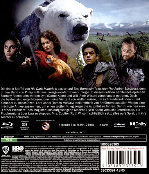 Produktbild: His Dark Materials: Staffel 3 [2 BRs]