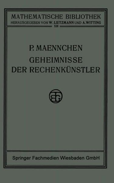 Produktbild: Geheimnisse der Rechenk&uuml;nstler