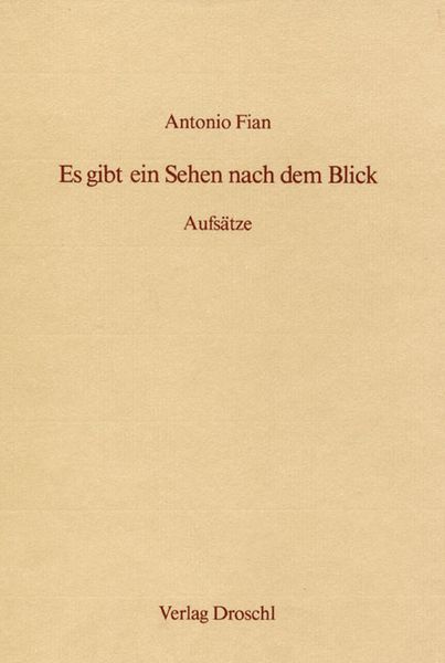 Produktbild: Es gibt ein Sehen nach dem Blick