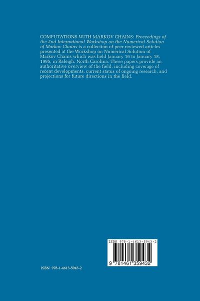 Produktbild: Computations with Markov Chains