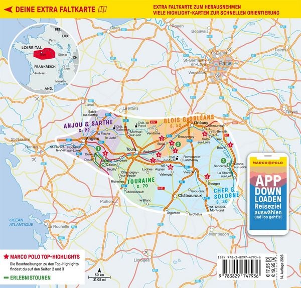 Produktbild: MARCO POLO Reisef&uuml;hrer Loire-Tal