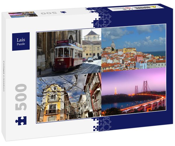 Produktbild: Lais Puzzle Collage Lissabon 500 Teile