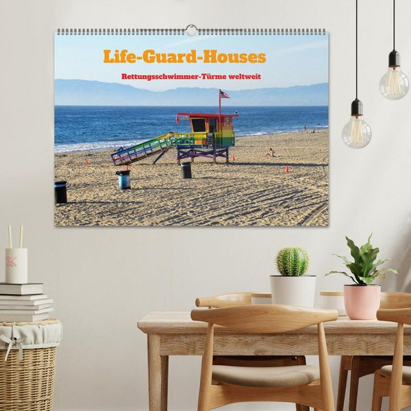 Produktbild: Life-Guard-Houses (Wandkalender 2026 DIN A2 quer), CALVENDO Monatskalender