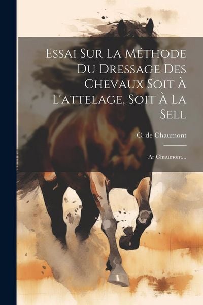 Produktbild: Essai Sur La M&eacute;thode Du Dressage Des Chevaux Soit &Agrave; L'attelage, Soit &Agrave; La Sell: Ar Chaumont...