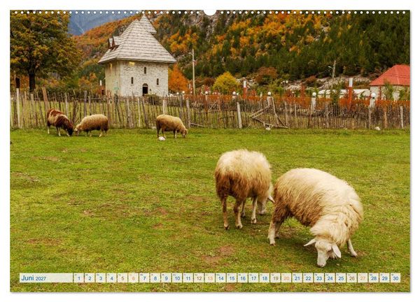 Produktbild: Abenteuer Theth - Unterwegs in den Albanischen Alpen (Wandkalender 2027 DIN A2 quer), CALVENDO Monatskalender