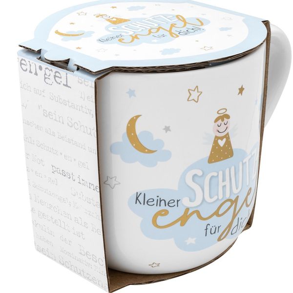 Produktbild: GRUSS & CO Tasse mit Motivdruck: "Kleiner Schutzengel f&uuml;r di