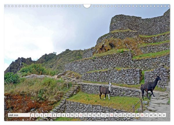 Produktbild: Inkabauten in PERU, Bauwerke eines gro&szlig;en Reiches (Wandkalender 2026 DIN A3 quer), CALVENDO Monatskalender