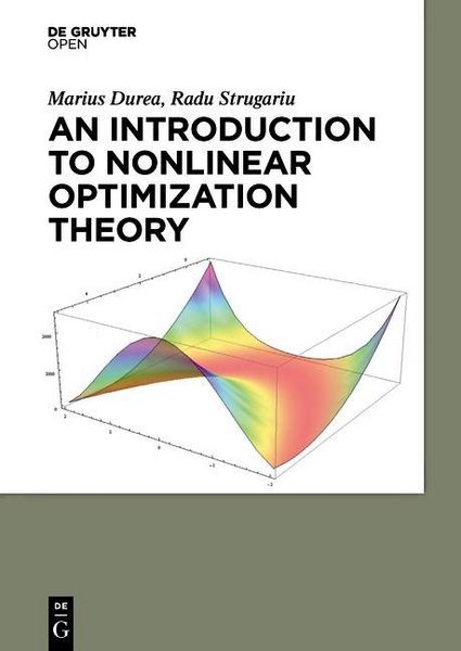 Produktbild: An Introduction to Nonlinear Optimization Theory
