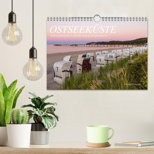 Produktbild: OSTSEEK&Uuml;STE Sehnsuchtsorte in Mecklenburg-Vorpommern (Wandkalender 2026 DIN A4 quer), CALVENDO Monatskalender