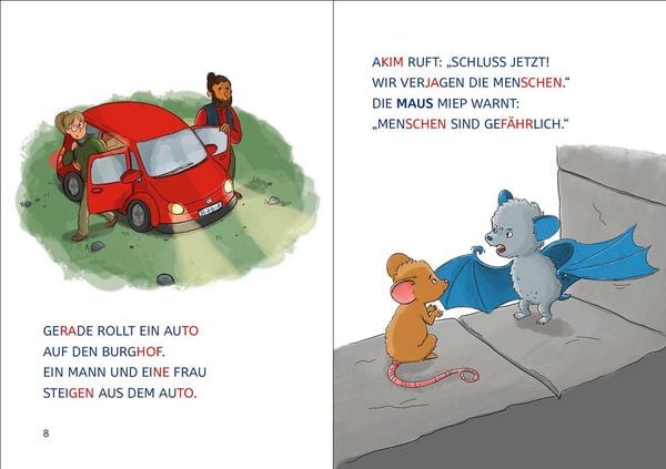 Produktbild: Lesel&ouml;wen 1. Klasse - Fledermaus im Anflug (Gro&szlig;buchstabenausgabe)