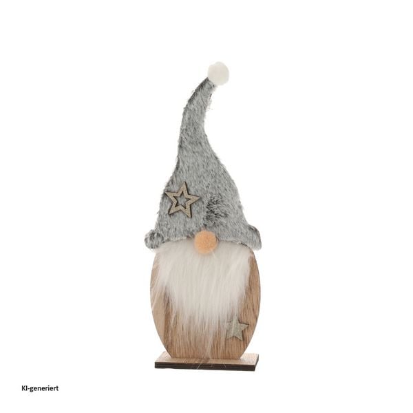 Produktbild: HTI-Living Wichtel auf Holzfu&szlig; 31 cm Wichtel auf Holzfu&szlig; 31 cm
